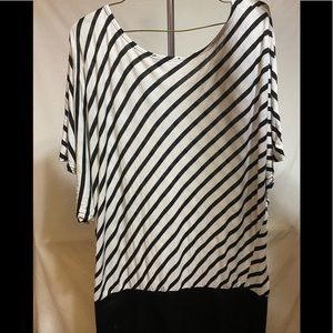 Annabelle Tops - Annabelle white & black stripped shirt Annabelle Tops - Annabelle white & black stripped shirt